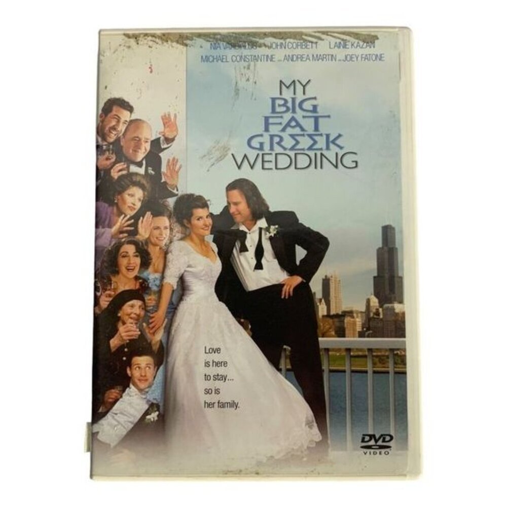 My Big Fat Greek Wedding (DVD, 2002) Rated PG HBO Video Wide & Full Screen